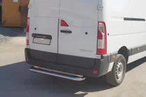 Opel Movano 2010-2021 гг. Задняя подножка (нержавейка) фото 4