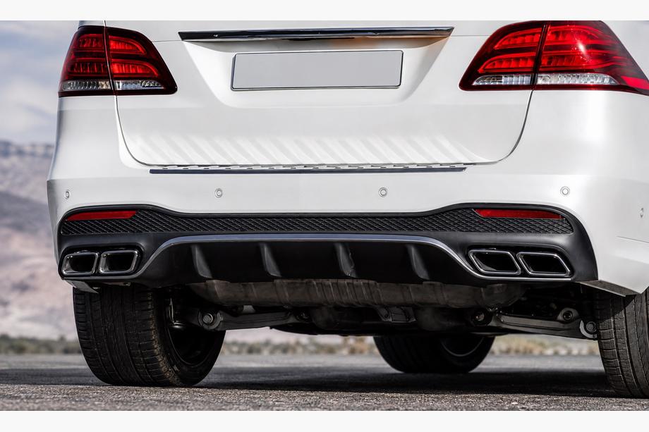 Mercedes GLE/ML class W166 2011-2018 гг. Задний диффузор для GLE (дизайн GLE63) Фото 1