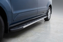 Ford Connect 2021- гг. Боковые Подножки Duru (2 шт., Алюминий) фото 1