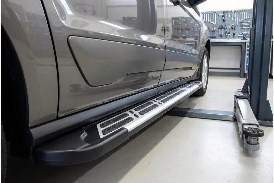 Ford Connect 2021- гг. Боковые Подножки Sunrise (2 шт., Алюминий) Image