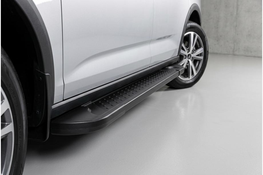 Ford Connect 2021- гг. Боковые Подножки Allmond Black (2 шт., Алюминий) Image
