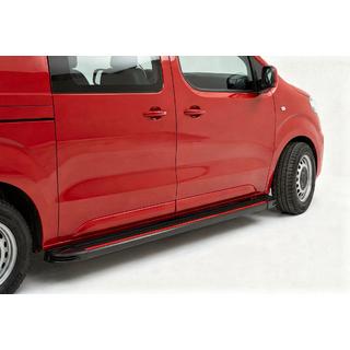 Боковые Подножки Maya Red (2 шт., Алюминий) Opel Zafira Life 2019- гг. фото 1