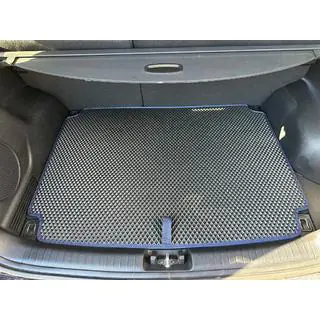 Коврик багажника (E-Niro 2018-2022, с сабвуфером, Черный)