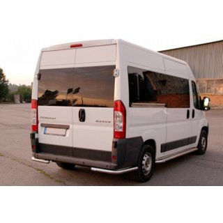 Задние уголки AK003 (2 шт., нержавейка) Opel Movano 2021- гг. фото 3
