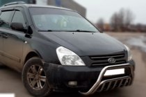 Kia Carnival 2002-2013 гг. Передняя Дуга WT002 (2006-2013, Нержавейка) фото 2