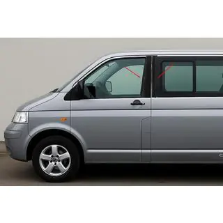 Накладки на дверные стойки EuroCap Volkswagen T5 Transporter 2003-2010 гг. фото 1