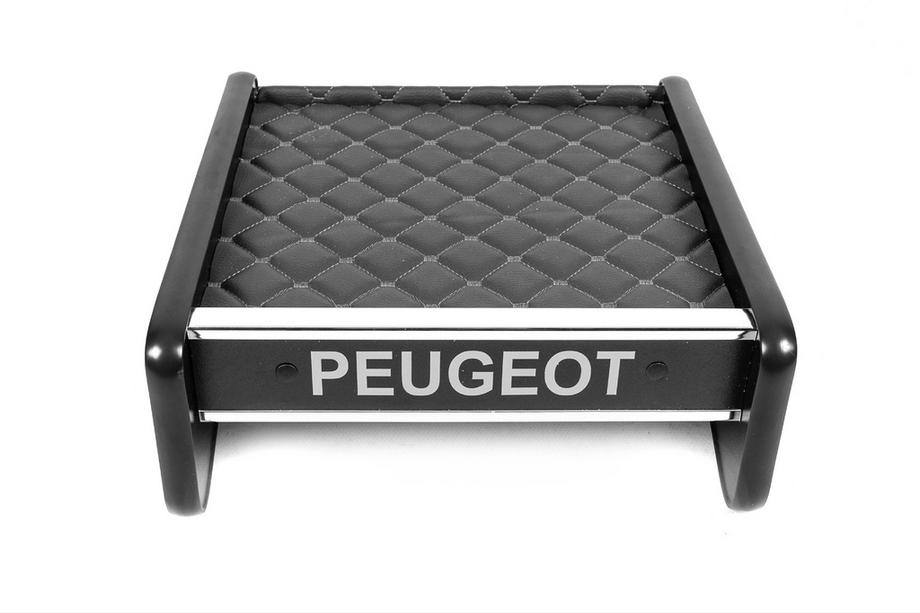 Peugeot Boxer 1994-2006 гг. Полка на панель 2000-2006 (Серая с серой строчкой) Image