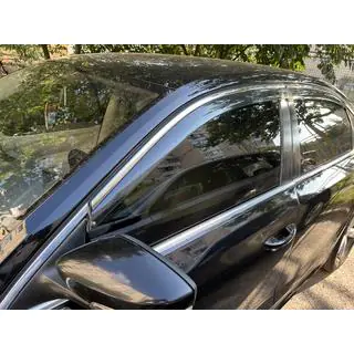 Ветровики с хромированным молдингом Niken Luxury (USA, 4 шт)