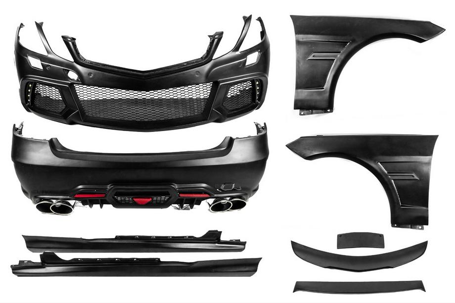 Mercedes E-class coupe C207 2010-2017 гг. Комплект обвеса 2009-2012 (WALD, стеклопластик) Image