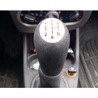 Ручка КПП 8200079112 (черная с серым) Renault Logan I 2008-2013 гг. фото 1