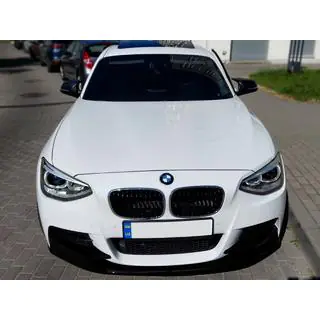 Передний сплиттер DPT V-1 (Для M Performance, Черный Глянец, 2 шт)