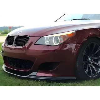 Передний Лип DPT (Без плавников, Для M5 Hamann, Черный Глянец) фото 1