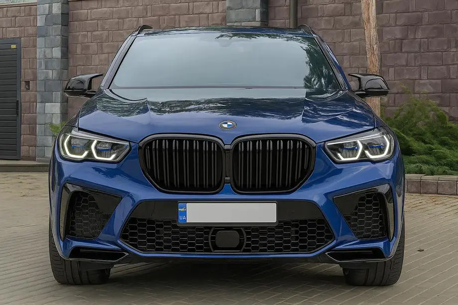 BMW X5 G05 2019–2026 гг. Решетки радиатора M-Look DPT (2018-2022, Черный Глянец) Image