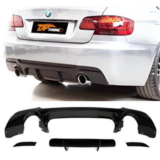 Задний диффузор DPT (для E92 M-Sport, Черный Глянец) BMW 3 серия E92/E93 2006–2013 гг.