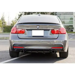 Задний диффузор DPT V-4 (для M-Performance, Черный Глянец) фото 2
