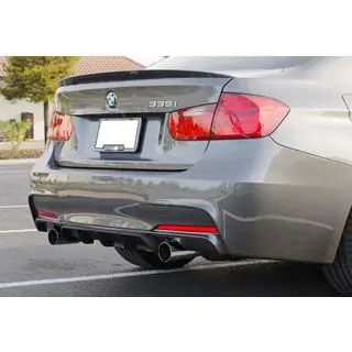 Задний диффузор DPT V-4 (для M-Performance, Черный Глянец) фото 1