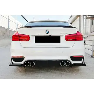 Задний диффузор DPT V-1 (для M3, Черный Глянец) фото 1