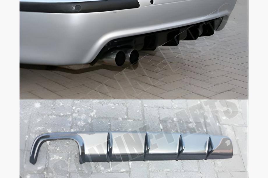 BMW 5 серия E39 1996-2003 гг. Задний диффузор DPT (для M-Technic, Черный Глянец) Image