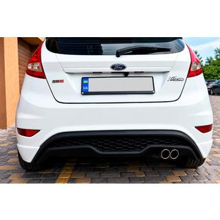 Задний диффузор DPT V-3 (HB, черный мат) Ford Fiesta 2008-2017 гг. фото 1