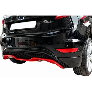 Задний диффузор DPT V-3 (HB, черный мат) Ford Fiesta 2008-2017 гг. фото 3