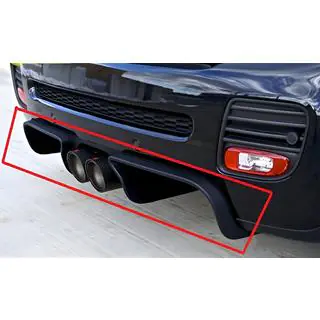 Задний диффузор DPT R56 (Черный Глянец)