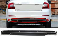 Skoda Octavia III A7 2013-2019 гг. Задний диффузор DPT V-3 (LB, матовый черный) фото 1