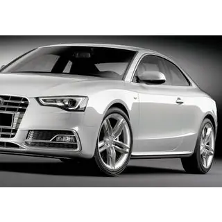 Боковые Пороги DPT (Черный Глянец) Audi A5 2007-2015 гг. фото 3