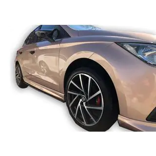 Боковые Пороги DPT V-1 (Черный Глянец) Seat Ibiza 2017- гг. фото 1