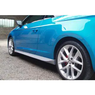 Боковые пороги DPT V-1 (грунтованные под покраску) Seat Leon 2013-2020 гг. фото 3