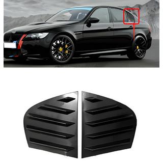 BMW 3 серия E-90/91/92/93 2005-2011 гг. Накладки на задние окна DPT (черный глянец, 2шт)
