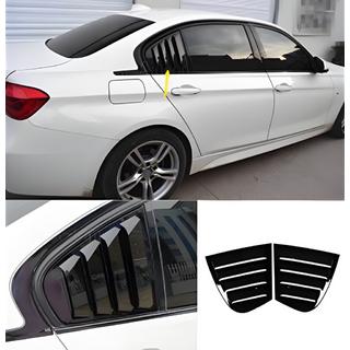 BMW 3 серия F-30/31/34 2012-2019 гг. Накладки на задние окна DPT (черный глянец, 2шт)