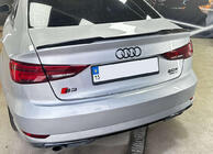 Audi A3 2012-2020 гг. Спойлер DPT V-5 (Черный Глянец) фото 1