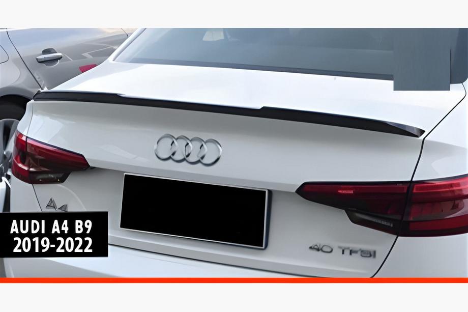 Audi A4 B9 2015-2024 гг. Спойлер DPT (Черный Глянец) Image