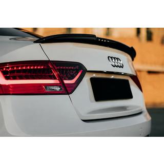 Спойлер DPT V-1 (для Sedan, чёрный глянец) Audi A5 2007-2015 гг. фото 1