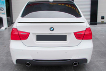 BMW 3 серия E90/E91 2005-2011 гг. Спойлер M3-Style (для E90, черный глянец) фото 1