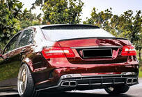 Mercedes E-сlass W212 2009-2016 гг. Спойлер DPT (Черный Глянец) фото 1