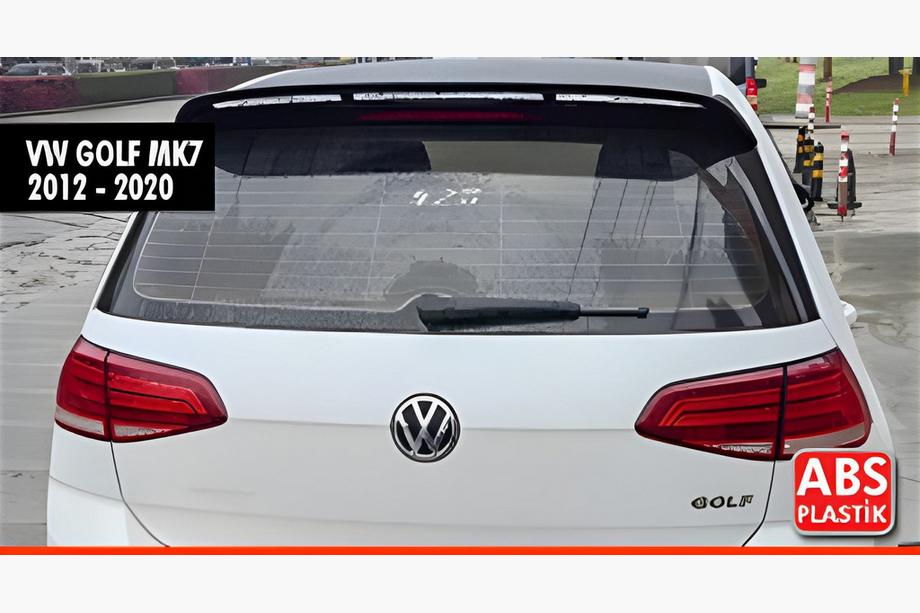 Volkswagen Golf 7/E-Golf 2012-2020 гг. Спойлер DPT V-8 (HB, Черный Глянец) Image