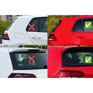 Спойлер DPT V-9 (для GTI / R HB, чёрный глянец) Volkswagen Golf 7/E-Golf 2012-2020 гг. фото 4