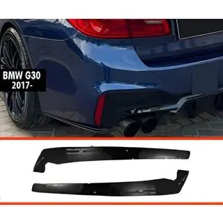Задние накладки FLAP DPT (для M-Sport/M5 F90, черный глянец)