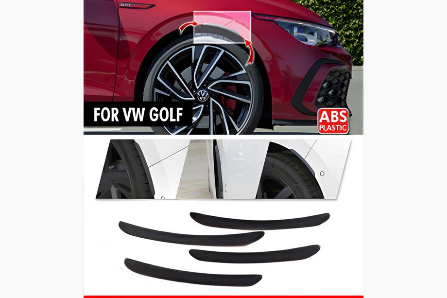 Volkswagen Golf 7/E-Golf 2012-2020 гг. Расширители арок DPT (4 шт, черные) Фото 1