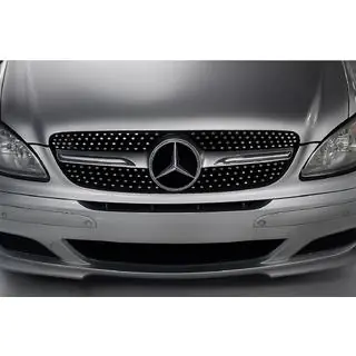 Передняя решетка Diamond Silver (2004-2010) Mercedes Vito W639 2004-2014 гг. фото 1