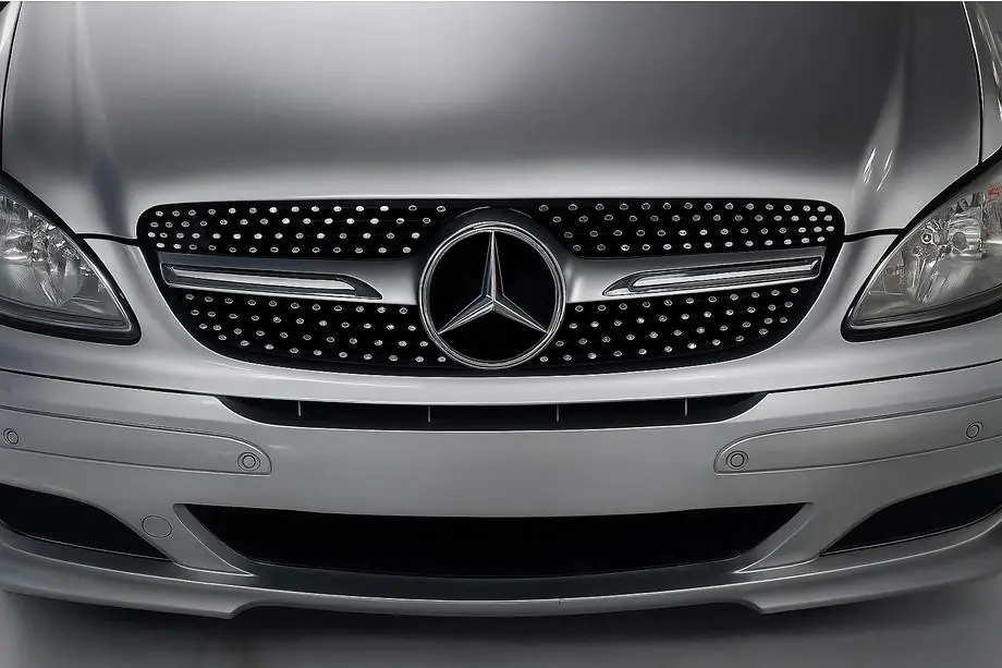 Mercedes Vito W639 2004-2014 гг. Передняя решетка Diamond Silver (2004-2010) Image
