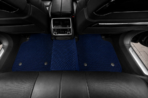 BMW 7 серия G11/G12 2015-2022 гг. Коврики EVA (для G12, Синий) фото 3