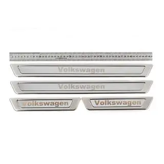 Универсальные накладки на пороги Volkswagen V-1 (4 шт., нержавейка)