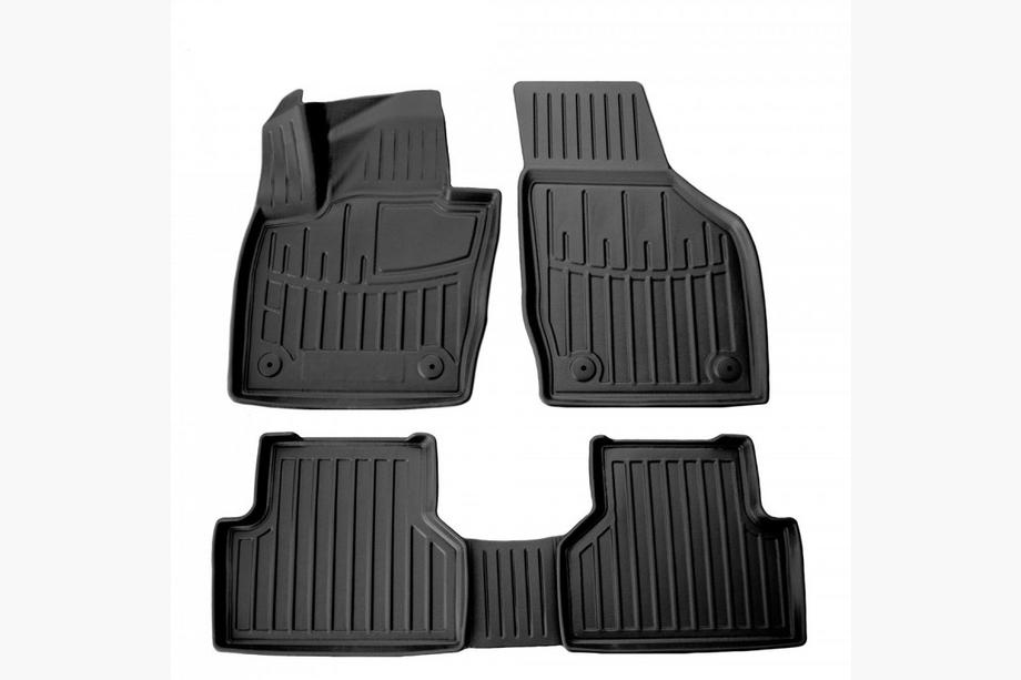 Audi Q3 2011-2019 гг. Резиновые коврики Stingray 3D (5 шт) Image