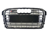 Audi A1 2010-2018 гг. Передняя решетка S-Style (2014-2018, черная с хромом) фото 1