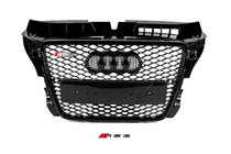 Audi A3 2003-2012 гг. Передняя Решетка RS-Style (2008-2012, черная с хромом) фото 1
