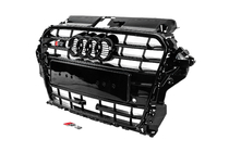Audi A3 2012-2020 гг. Передняя Решетка S-Style (2012-2016, черная) фото 2