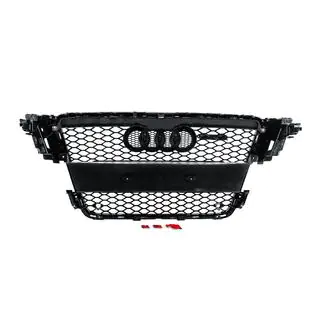 Передняя решетка RS-Style (2007-2011, черная) Audi A5 2007-2015 гг. фото 4