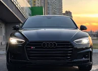 Audi A5 2016-2025 гг. Передняя решетка радиатора S-Style (2016-2019, черная) фото 1